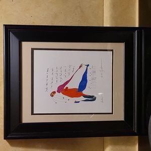 Brian Andreas Story People Aerobics Framed Print